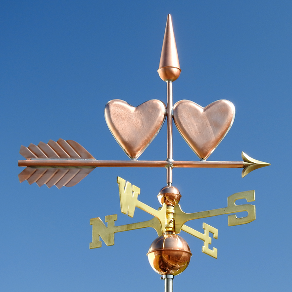 Hearts Weathervane