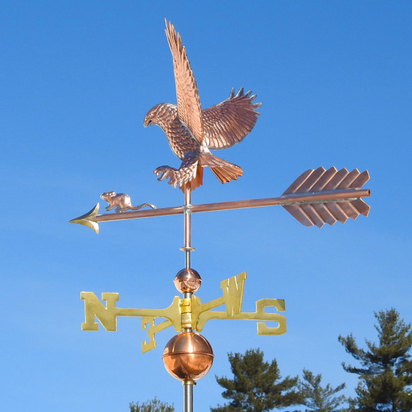 hawk weathervane