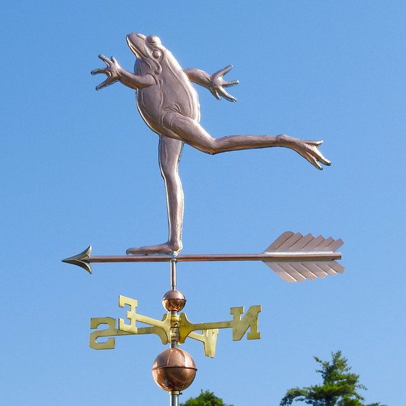 dancing frog weathervane