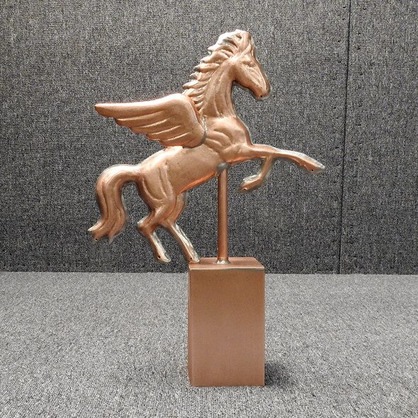 Pegasus Garden Post Cap made from copper