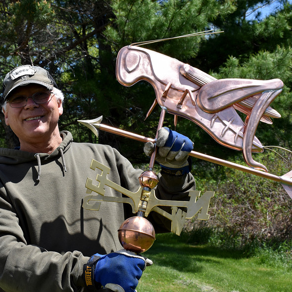 cricket weathervane