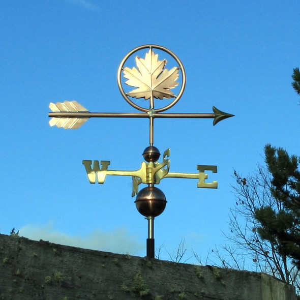 Maple Leaf Weathervane