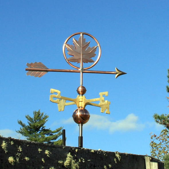 Maple Leaf Weathervane