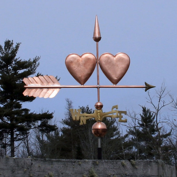 Hearts Weathervane
