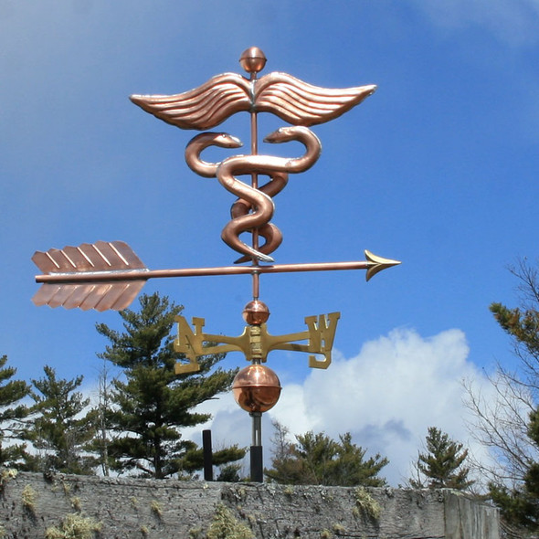 caduceus weathervane
