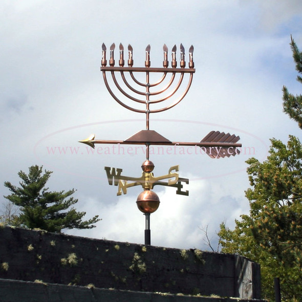 Menorah Weathervane