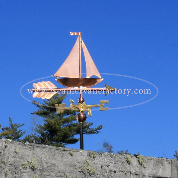 Sailboat Weathervane