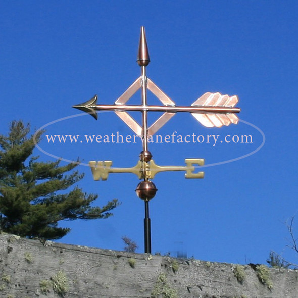 Diamond Arrow Weathervane