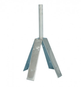 Four Prong Stainless Steel Heavy Duty Weathervane Mount