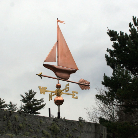 Sailboat Weathervane