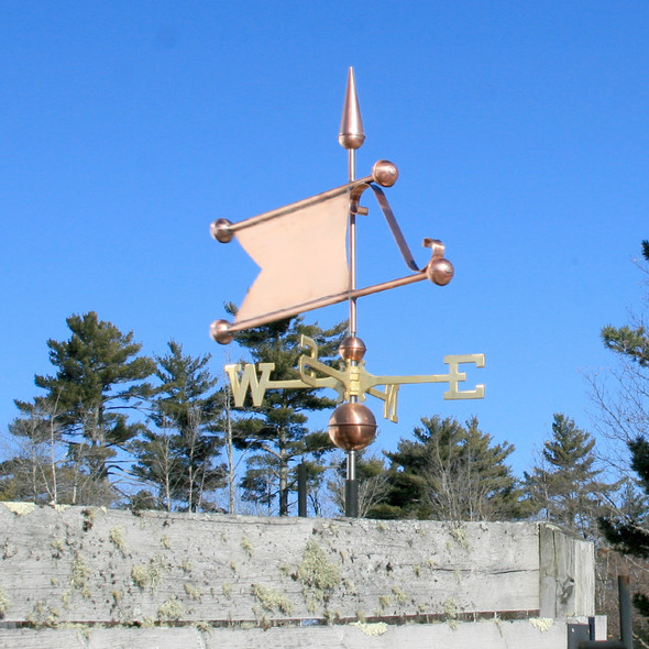Large Victorian Banner Weathervane