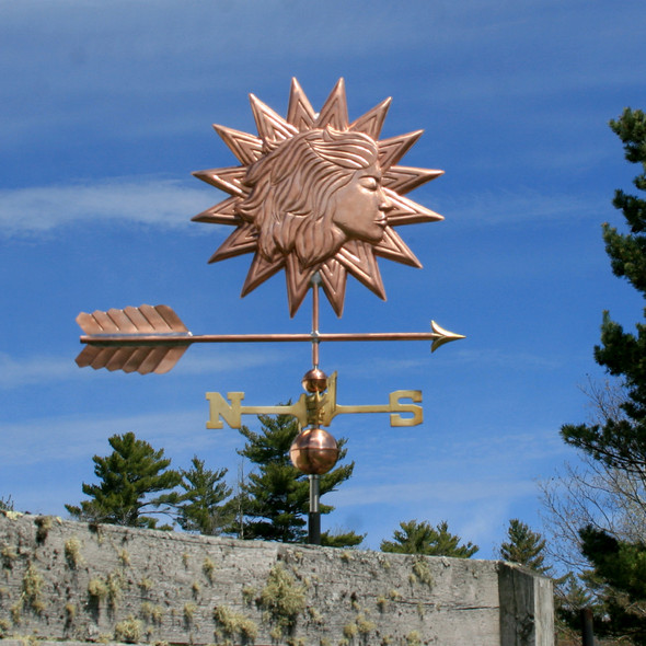 Lady in the Sun Weathervane
