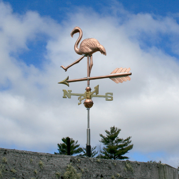 Walking Flamingo Weathervane