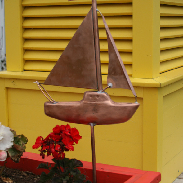 Sailboat Garden Stake
