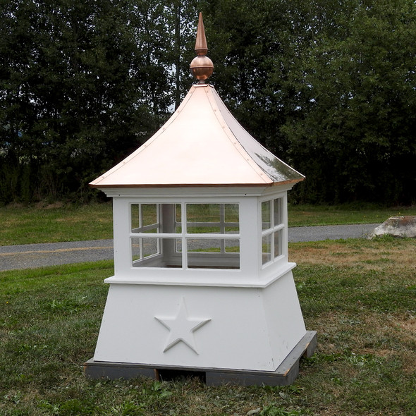 Winterport Cupola with Copper Roofing