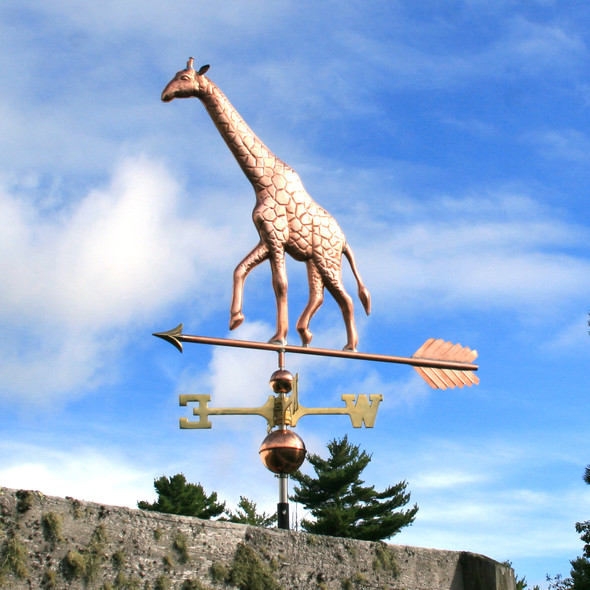 Large Giraffe Weathervane
