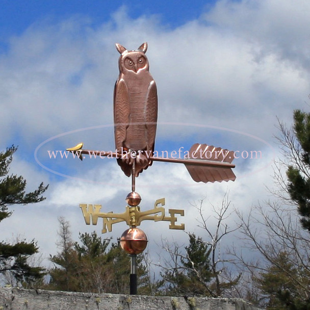 Great Horned Owl Weathervane