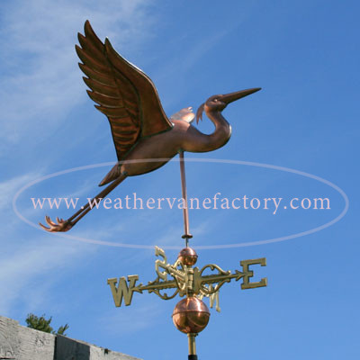 heron weathervane