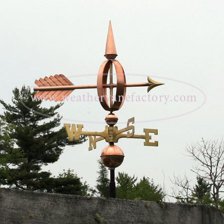 Oval Arrow Sphere Weathervane