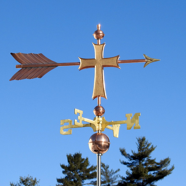 cross weathervane