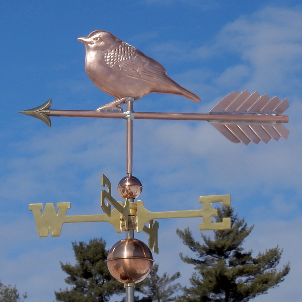 warbler weathervane