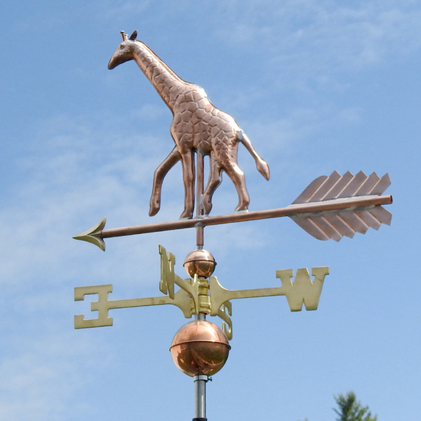 giraffe weathervane