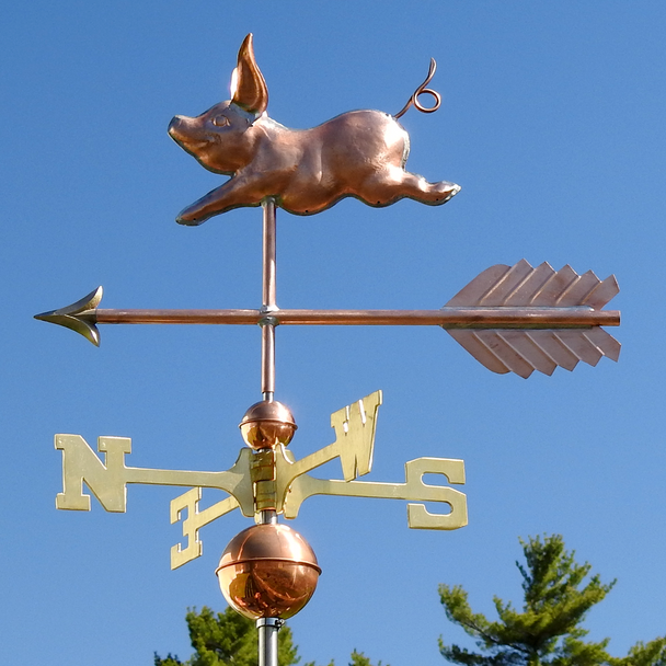 Happy Pig Weathervane