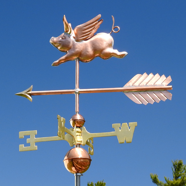 Flying Pig Weathervane