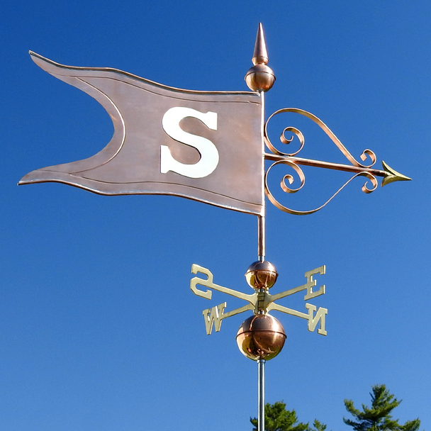 Grand Fancy Banner Weathervane