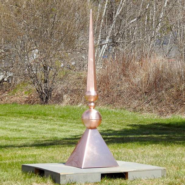 Superb Copper Finial with Roof Cap