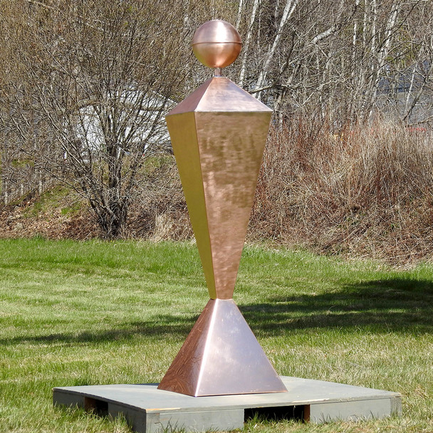 Humdinger Copper Finial with Roof Cap