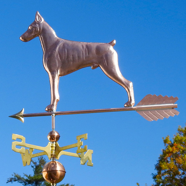 doberman weathervane