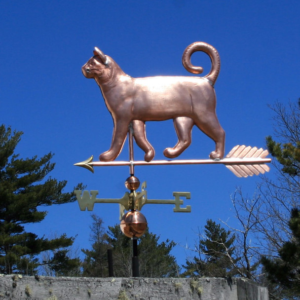 Curly Tail Cat Weathervane