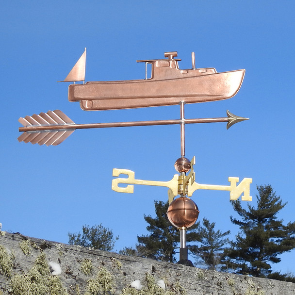 Lobster Fishing Boat Weathervane