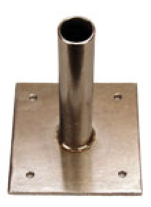 Weathervane Post Mount in Stainless Steel