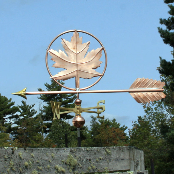 Maple Leaf Weathervane
