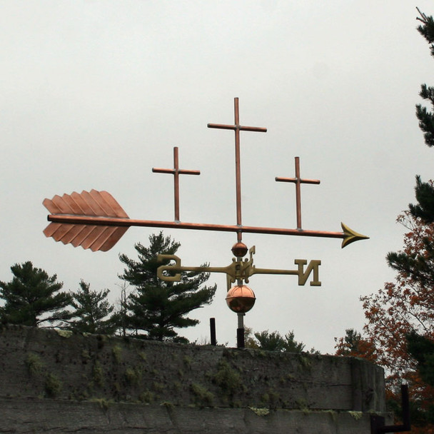 Cross Weathervane