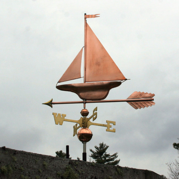 Sailboat Weathervane
