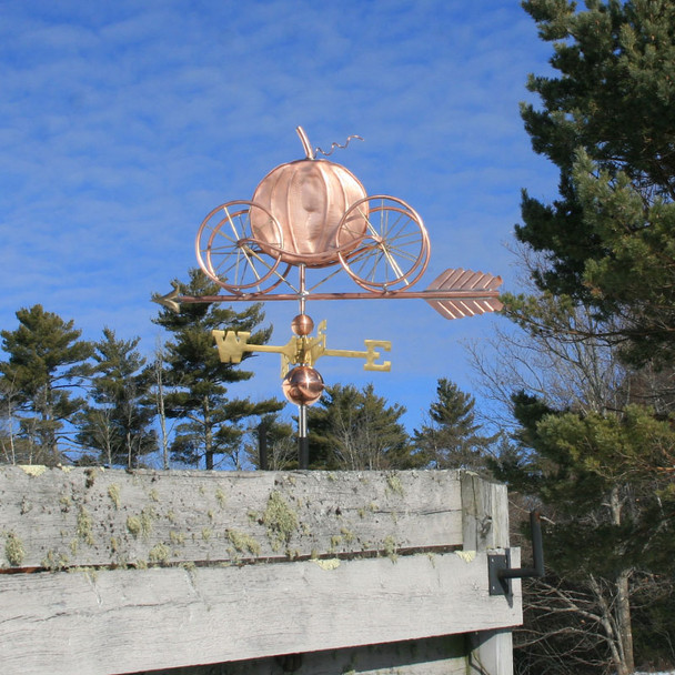 Pumpkin Carriage Weathervane