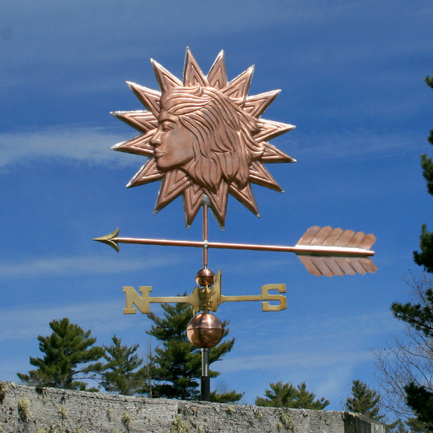 Lady in the Sun Weathervane