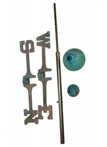 Set of Weathervane Parts, Our Stainless Steel Combo