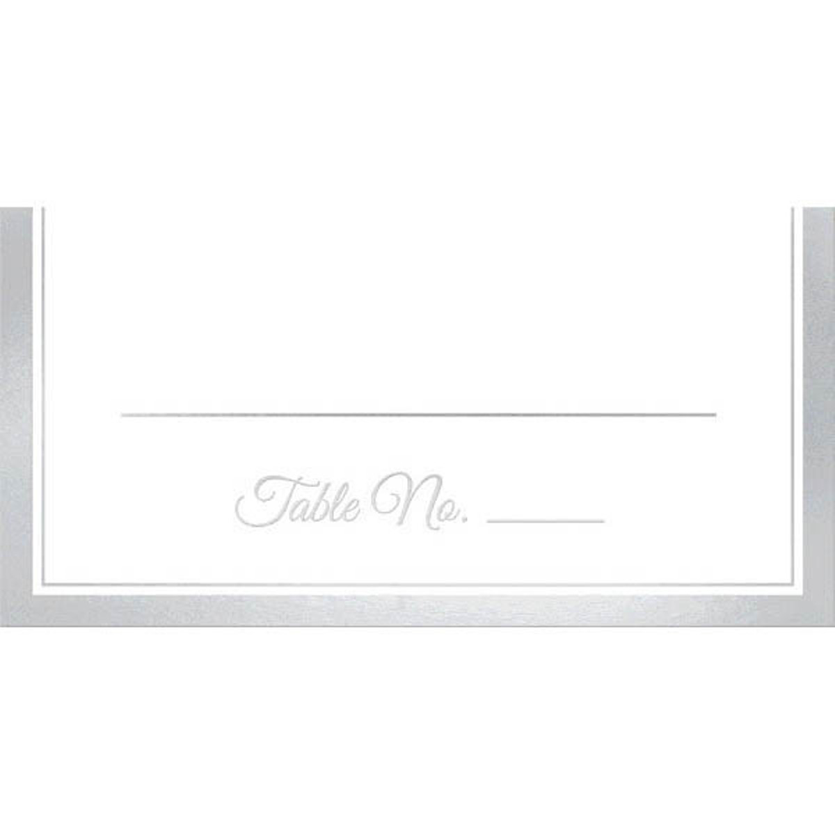 Place Cards 20 Ct Placecard White Silver Trim 20x20 Wedding Anniversary In Amscan Templates Place Cards Place Cards 20 Ct Placecard White Silver Trim 20x20 Wedding Anniversary In Amscan Templates Place Cards