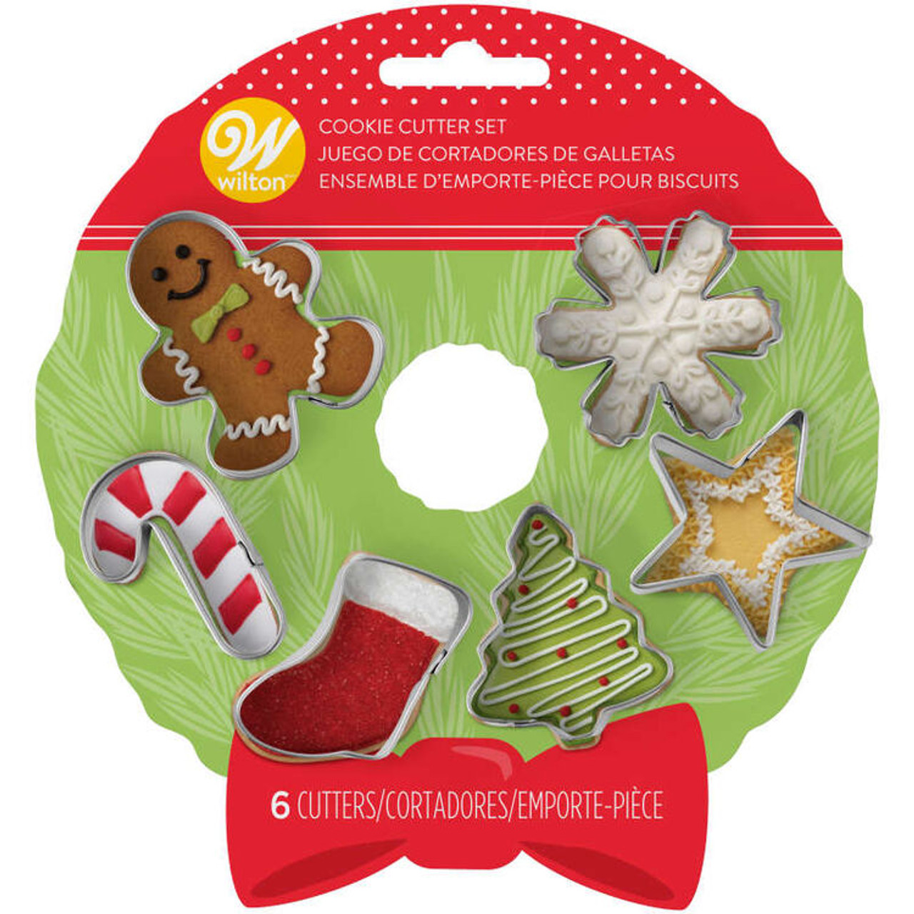 Wilton Mini Christmas Cake Pan - Gingerbread Man & Christmas Tree - 6 Molds  Non-stick