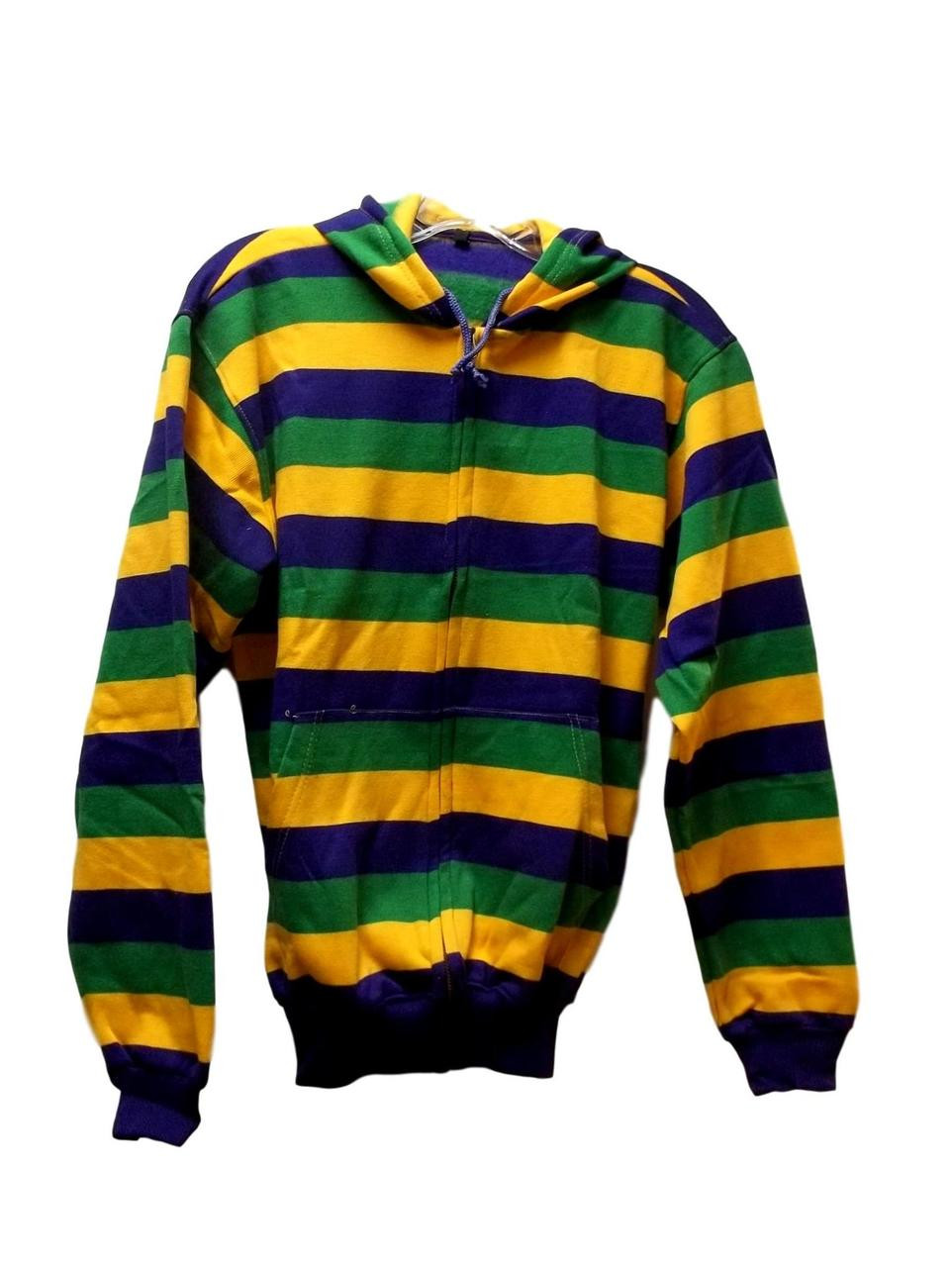 green striped jacket