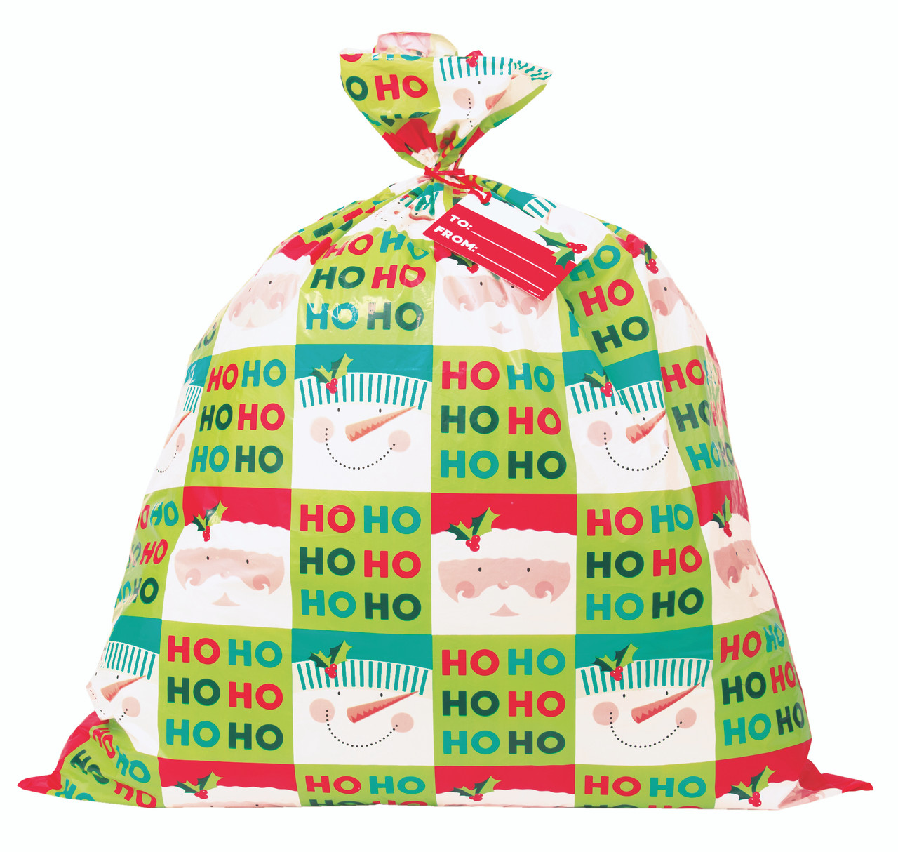 Pink Bunny Emoji Flap-Tie White Plastic Gift Bags – JPI Display