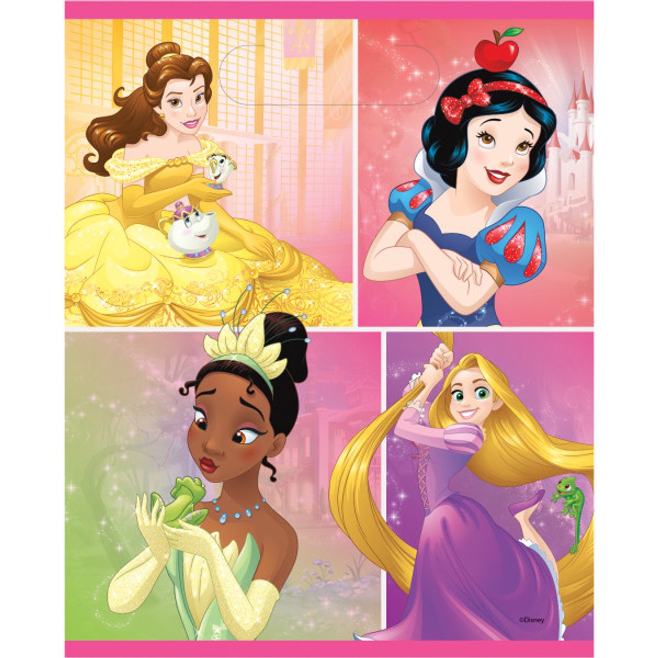 Disney Christmas Ornament Set - 4 Princesses - Rapunzel Tiana Snow White Cinderella