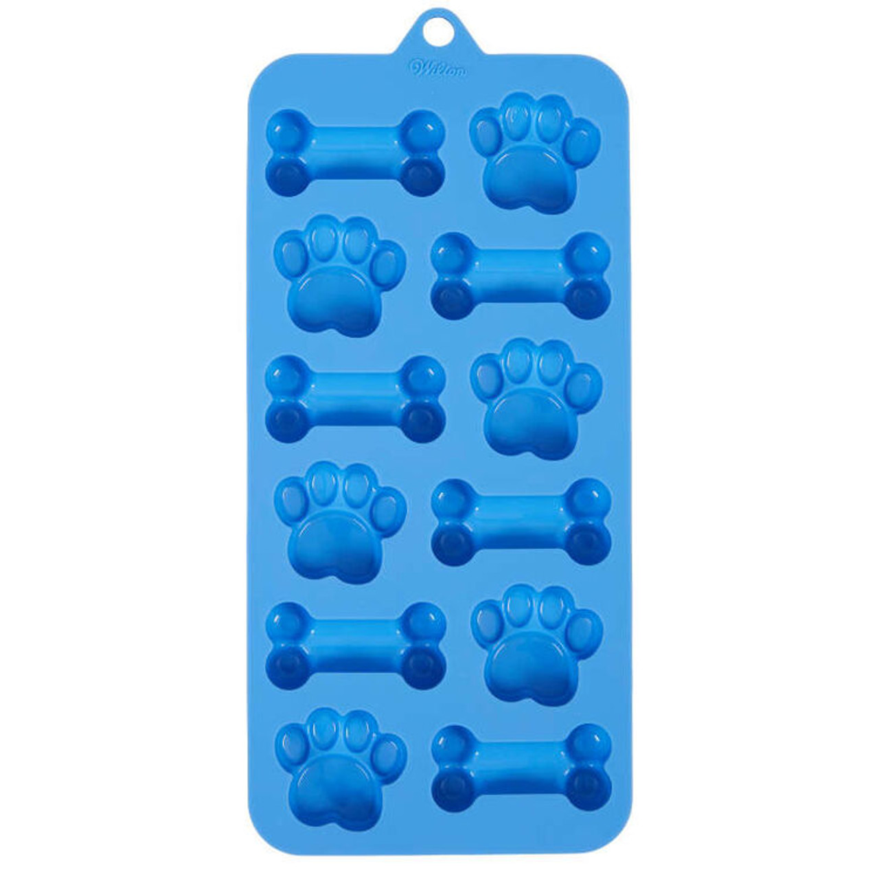 Dog Bone Candy Molds Silicone - Dog Treat Silicone Mold Blue