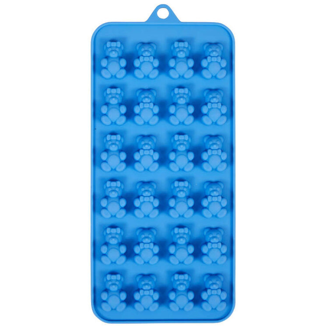 Gummy Bears Silicone Candy Mold Wilton 24 Cavities Blue