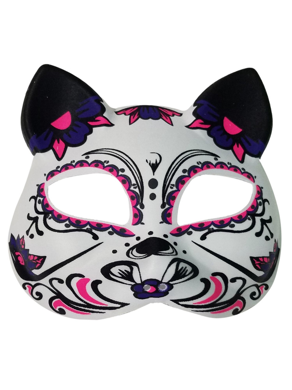 Halloween Cat Halloween Mask.Paper mache cat mask, cat costume.masquera  ORIGINAL