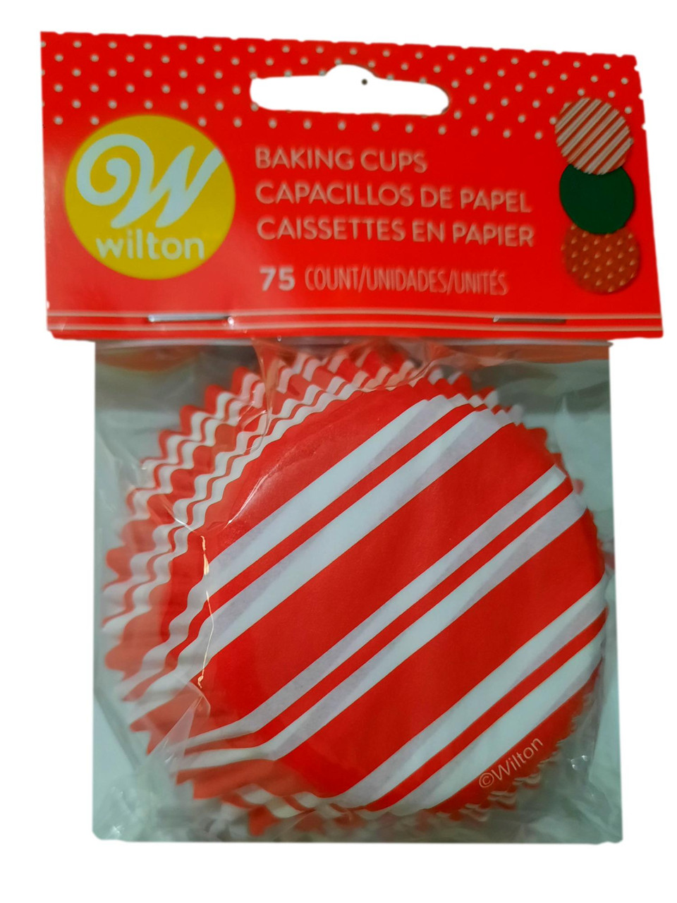 75pk Christmas Classic Baking Cups - Wondershop™ : Target